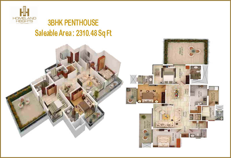 3BHK+SERVENT